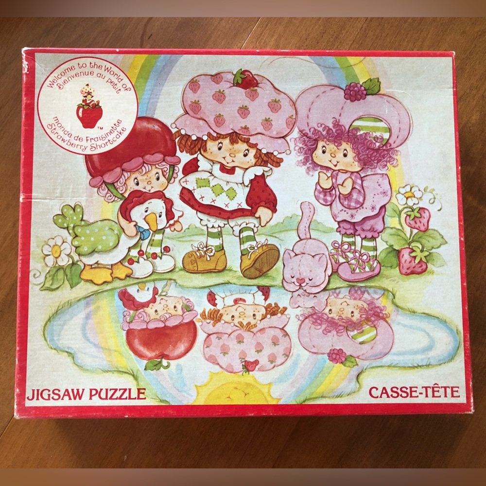 Vintage 1981 Strawberry Shortcake puzzle 🍓 AS IS
